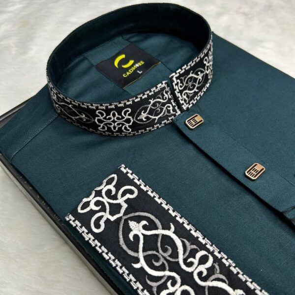 Hand Embroidery Panjabi - Image 4